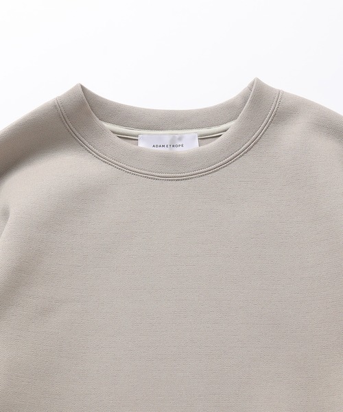 ADAM ET ROPE'(アダムエロペ)の「カノコダンボール ルーズクルーネックスエット(スウェット・メンズ・ブラック/ベージュ系その他・M/L)」の4枚目の写真