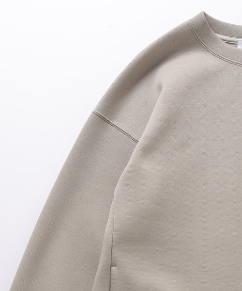 ADAM ET ROPE'(アダムエロペ)の「カノコダンボール ルーズクルーネックスエット(スウェット・メンズ・ブラック/ベージュ系その他・M/L)」の3枚目の写真