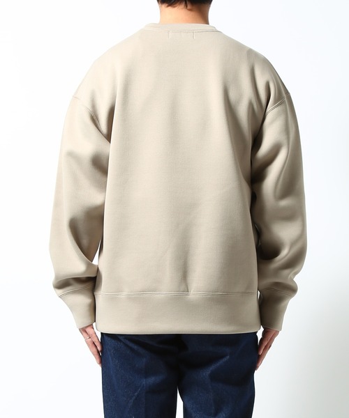 ADAM ET ROPE'(アダムエロペ)の「カノコダンボール ルーズクルーネックスエット(スウェット・メンズ・ブラック/ベージュ系その他・M/L)」の13枚目の写真