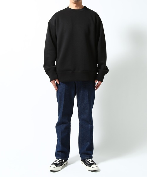 ADAM ET ROPE'(アダムエロペ)の「カノコダンボール ルーズクルーネックスエット(スウェット・メンズ・ブラック/ベージュ系その他・M/L)」の14枚目の写真