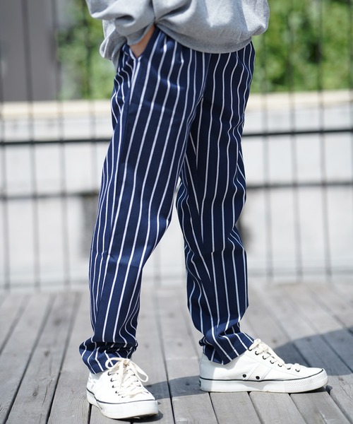 COOKMAN（クックマン）の「Cookman クックマン シェフパンツ イージーパンツ ワイドパンツ ストライプネイビー（その他パンツ・メンズ・ネイビー・MEDIUM/LARGE/SMALL/X-LARGE）」の13枚目の写真