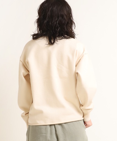 RNA-N（アールエヌエーエヌ）の「K2533 ストレッチヤーンニットプルオーバー（ニット/セーター・レディース・スモークピンク/キナリ/カーキ・MEDIUM）」の7枚目の写真