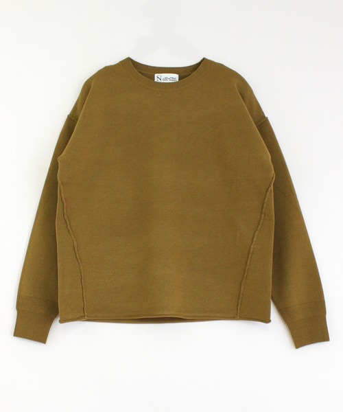 RNA-N（アールエヌエーエヌ）の「K2533 ストレッチヤーンニットプルオーバー（ニット/セーター・レディース・スモークピンク/キナリ/カーキ・MEDIUM）」の21枚目の写真