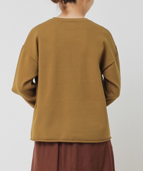 RNA-N（アールエヌエーエヌ）の「K2533 ストレッチヤーンニットプルオーバー（ニット/セーター・レディース・スモークピンク/キナリ/カーキ・MEDIUM）」の20枚目の写真