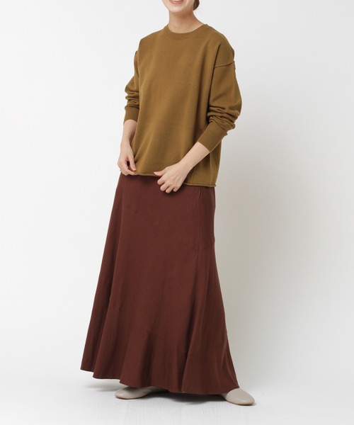 RNA-N（アールエヌエーエヌ）の「K2533 ストレッチヤーンニットプルオーバー（ニット/セーター・レディース・スモークピンク/キナリ/カーキ・MEDIUM）」の22枚目の写真