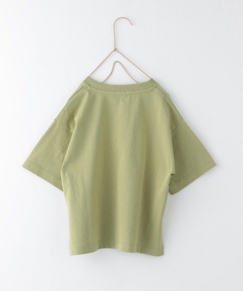 LOWRYS FARM（ローリーズファーム）の「プリントＴＥＥＳＳ　936345（Tシャツ/カットソー・キッズ・チャコールグレー/オフホワイト/グリーン・32/31/33）」の4枚目の写真