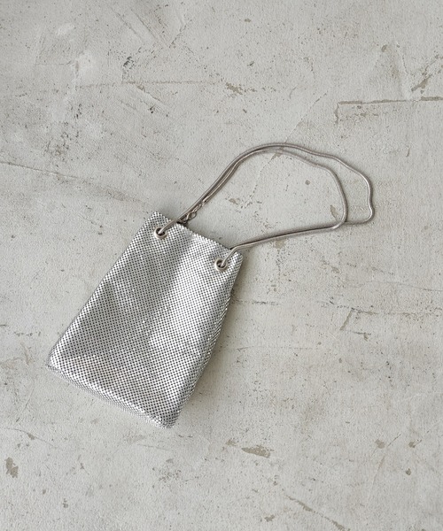 VACANCY（ヴァカンシー）の「スネークチェーンメタルバッグ（ショルダーバッグ・レディース・ブラック/シルバー・FREE）」の15枚目の写真