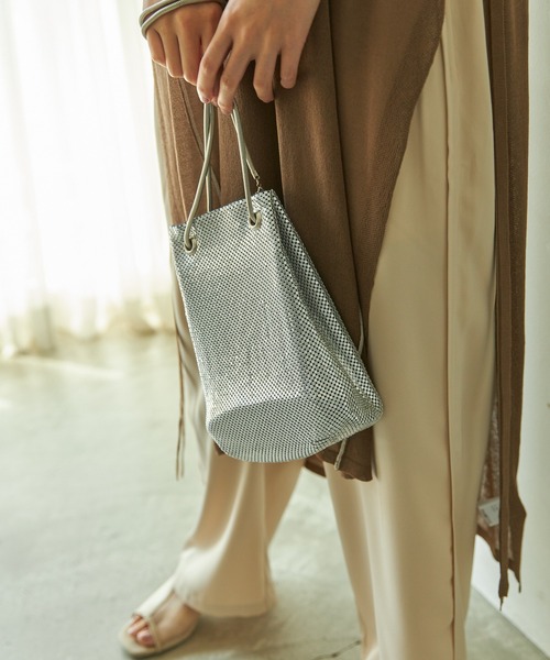 VACANCY（ヴァカンシー）の「スネークチェーンメタルバッグ（ショルダーバッグ・レディース・ブラック/シルバー・FREE）」の17枚目の写真