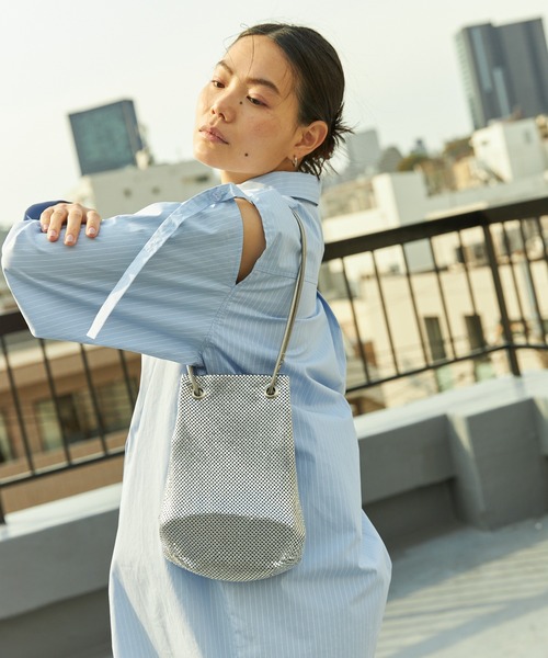 VACANCY（ヴァカンシー）の「スネークチェーンメタルバッグ（ショルダーバッグ・レディース・ブラック/シルバー・FREE）」の20枚目の写真