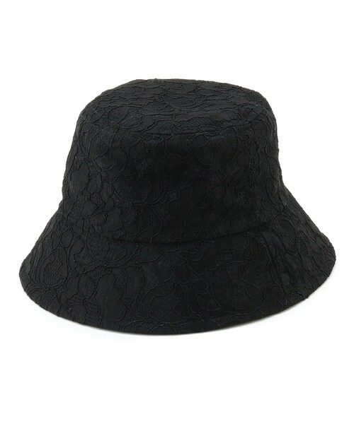 couture brooch（クチュールブローチ）の「◆リバーシブルレースバケットハット（ハット・レディース・ホワイト/ブラック・00）」の3枚目の写真