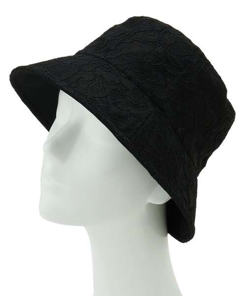 couture brooch（クチュールブローチ）の「◆リバーシブルレースバケットハット（ハット・レディース・ホワイト/ブラック・00）」の8枚目の写真