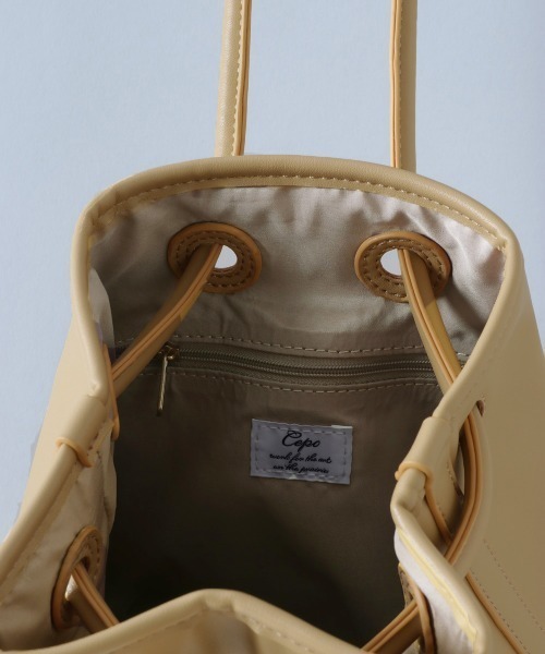 cepo（セポ）の「ボンドミニバッグ（ハンドバッグ・レディース・オフホワイト/イエロー・FREE）」の4枚目の写真