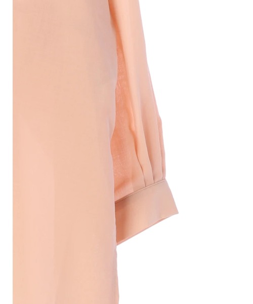 AMERICAN HOLIC（アメリカンホリック）の「バックティアードシアーシャツチュニック（シャツ/ブラウス・レディース・ブラック/オフホワイト/オレンジ/グレイッシュベージュ・FREE）」の12枚目の写真