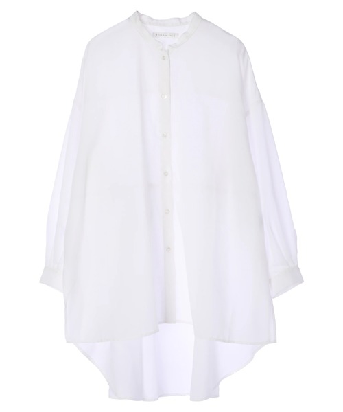 AMERICAN HOLIC（アメリカンホリック）の「バックティアードシアーシャツチュニック（シャツ/ブラウス・レディース・ブラック/オフホワイト/オレンジ/グレイッシュベージュ・FREE）」の16枚目の写真