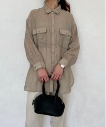 シンプルベーシック シアーシャツ