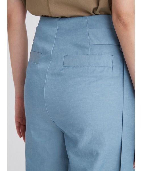 Mila Owen（ミラオーウェン）の「ハイウエストサイドバックルパンツ（その他パンツ・レディース・ブラック/ブルー/ブラウン/ストライプ・1/0）」の17枚目の写真