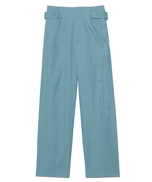 Mila Owen（ミラオーウェン）の「ハイウエストサイドバックルパンツ（その他パンツ・レディース・ブラック/ブルー/ブラウン/ストライプ・1/0）」の21枚目の写真