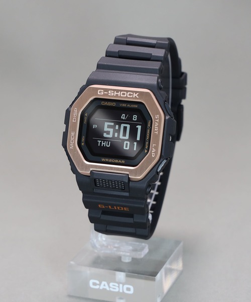 G-SHOCK（ジーショック）の「G-LIDE(Gライド) / スマートフォンリンク / GBX-100NS-4JF（デジタル腕時計・メンズ・ブラック×ゴールド・FREE）」の4枚目の写真