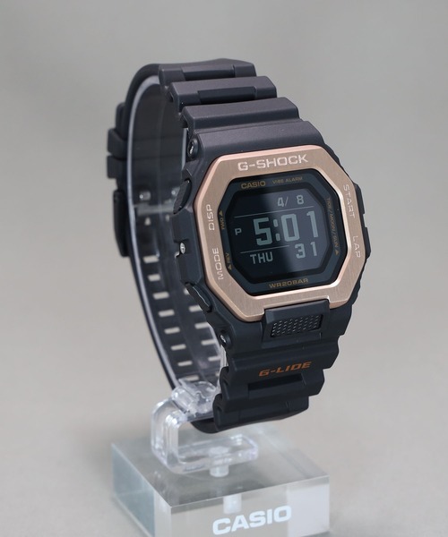 G-SHOCK（ジーショック）の「G-LIDE(Gライド) / スマートフォンリンク / GBX-100NS-4JF（デジタル腕時計・メンズ・ブラック×ゴールド・FREE）」の5枚目の写真