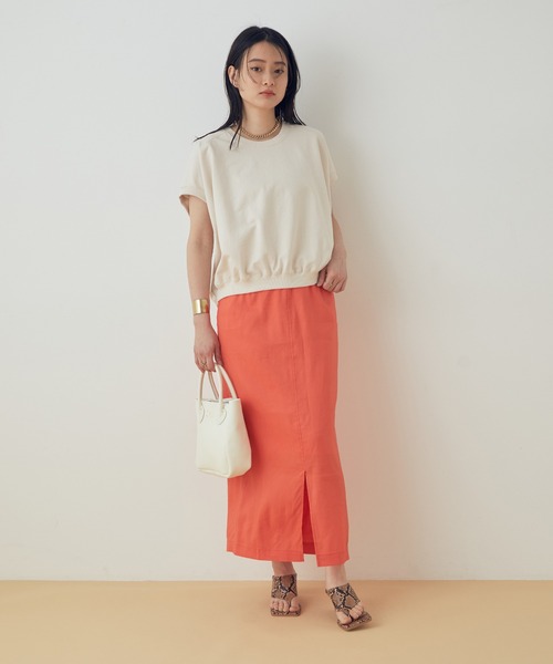 ADAM ET ROPE'（アダムエロペ）の「ウェッジヒールトングサンダル（サンダル・レディース・ベージュ/ブラック/ベージュ系その他・23.5cm/24.5cm/23.0cm/24.0cm）」の12枚目の写真