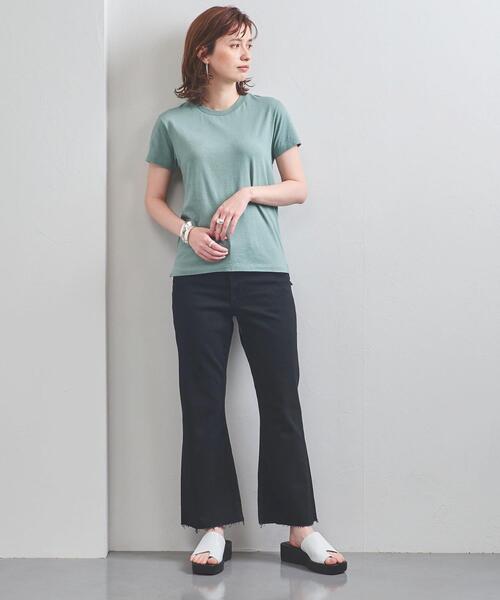 AURALEE（オーラリー）の「＜AURALEE（オーラリー）＞クルーネック Tシャツ ■■■◇（Tシャツ/カットソー・レディース・ブラック/オリーブ/ホワイト・1）」の17枚目の写真