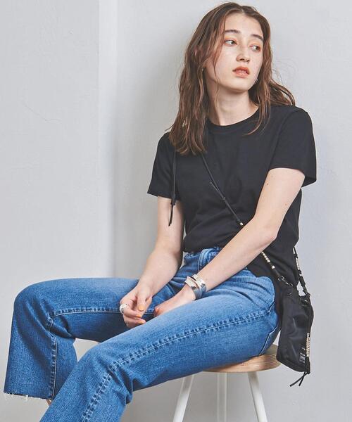 AURALEE（オーラリー）の「＜AURALEE（オーラリー）＞クルーネック Tシャツ ■■■◇（Tシャツ/カットソー・レディース・ブラック/オリーブ/ホワイト・1）」の19枚目の写真