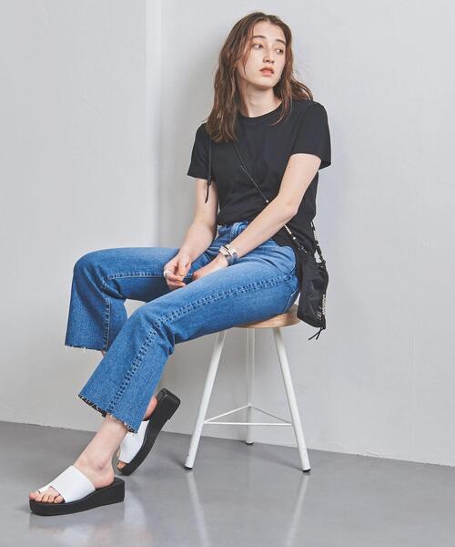 AURALEE（オーラリー）の「＜AURALEE（オーラリー）＞クルーネック Tシャツ ■■■◇（Tシャツ/カットソー・レディース・ブラック/オリーブ/ホワイト・1）」の20枚目の写真