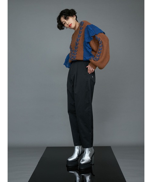 PAMEO POSE（パメオポーズ）の「Big Wings Sweater（ニット/セーター・レディース・ブラック/パープル/ブラウン・FREE）」の12枚目の写真