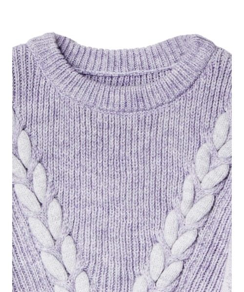 PAMEO POSE（パメオポーズ）の「Big Wings Sweater（ニット/セーター・レディース・ブラック/パープル/ブラウン・FREE）」の15枚目の写真