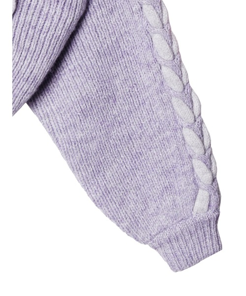 PAMEO POSE（パメオポーズ）の「Big Wings Sweater（ニット/セーター・レディース・ブラック/パープル/ブラウン・FREE）」の16枚目の写真