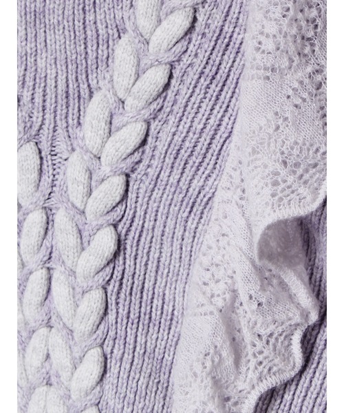 PAMEO POSE（パメオポーズ）の「Big Wings Sweater（ニット/セーター・レディース・ブラック/パープル/ブラウン・FREE）」の18枚目の写真