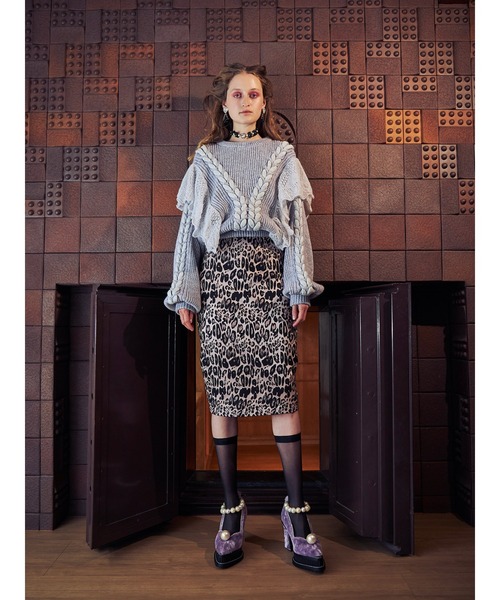 PAMEO POSE（パメオポーズ）の「Big Wings Sweater（ニット/セーター・レディース・ブラック/パープル/ブラウン・FREE）」の19枚目の写真