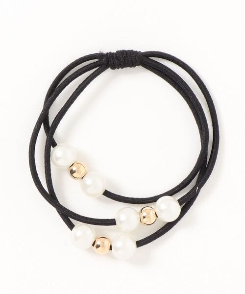 juweel（ユウェル）の「キュートモチーフ＆ビジュー付きヘアゴム（ヘアゴム・レディース・A/B/C/D/E/F/H/I/J/K/L/M/N/O/P/Q/R/S/G・FREE）」の2枚目の写真