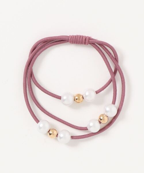 juweel（ユウェル）の「キュートモチーフ＆ビジュー付きヘアゴム（ヘアゴム・レディース・A/B/C/D/E/F/H/I/J/K/L/M/N/O/P/Q/R/S/G・FREE）」の4枚目の写真