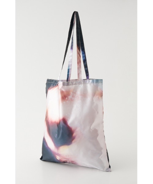 SLY（スライ）の「PHOTO SATIN BAG WITH CASE/フォトサテンバッグ（トートバッグ・レディース・ターコイズブルー/ブラック系その他2・FREE）」の3枚目の写真