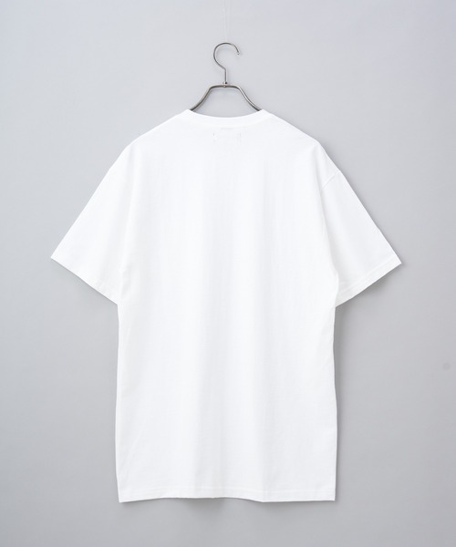 KNOW WAVE（ノウ ウェイブ）の「【KNOW WAVE / ノウ ウェーブ】SERIF POCKET TEE/ワンポイントロゴプリントポケットTシャツ（Tシャツ/カットソー・メンズ・ブラック/ホワイト・MEDIUM/LARGE）」の9枚目の写真