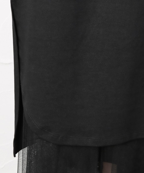 100% ORGANIC COTTON(100パーセントオーガニックコットン)の「ポケット付きTシャツワンピース(ワンピース・レディース・ブラック/パープル/ブラウン/チャコール・フリー)」の15枚目の写真