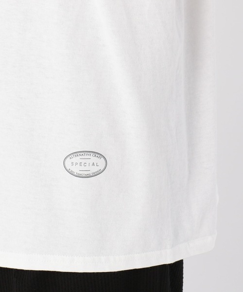 TANGTANG（タンタン）の「【TANGTANG】半袖プリントＴシャツ GASATANG MEN（Tシャツ/カットソー・メンズ・ホワイト・MEDIUM/LARGE/X-LARGE）」の9枚目の写真