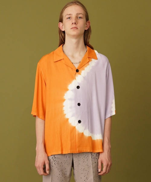 liberum（リベルム）の「【LIBERUM】TYE DYE SH（シャツ/ブラウス・メンズ・ブラック/オレンジ・1/2）」の17枚目の写真