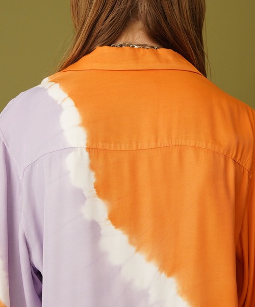 liberum（リベルム）の「【LIBERUM】TYE DYE SH（シャツ/ブラウス・メンズ・ブラック/オレンジ・1/2）」の15枚目の写真