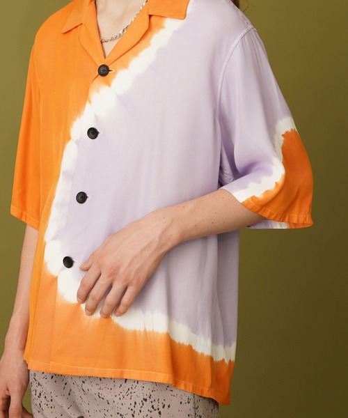 liberum（リベルム）の「【LIBERUM】TYE DYE SH（シャツ/ブラウス・メンズ・ブラック/オレンジ・1/2）」の16枚目の写真