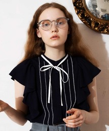 REDYAZEL | 袖フレアリボンタイブラウス(シャツ/ブラウス)