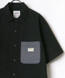 SMITH'S AMERICAN/スミスアメリカン T/Cツイル 切替ポケット 半袖 ワークシャツ