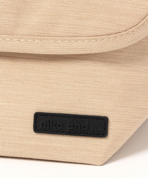 niko and...（ニコアンド）の「オリジナルエコバグセットミニメッセンジャーバッグ（メッセンジャーバッグ・メンズ・ブラック/ベージュ/オレンジ・0）」の12枚目の写真