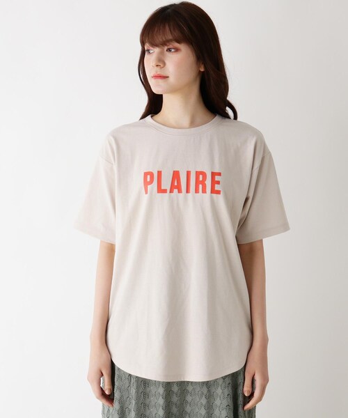 pink adobe（ピンクアドベ）の「◆【M-LL】アソートロゴプリントTシャツ（Tシャツ/カットソー・レディース・チャコール/ホワイト系1/ホワイト系その他/ホワイト系3/ベージュ系その他4/ホワイト系その他7/ピンク系その他/ライトグリーン系・38/40/42）」の9枚目の写真