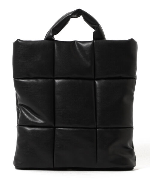 Ray BEAMS(レイビームス)の「MOHI × Ray BEAMS / 別注 キルティング バッグ(トートバッグ・レディース・ブラック/ベージュ・ONE SIZE)」の7枚目の写真