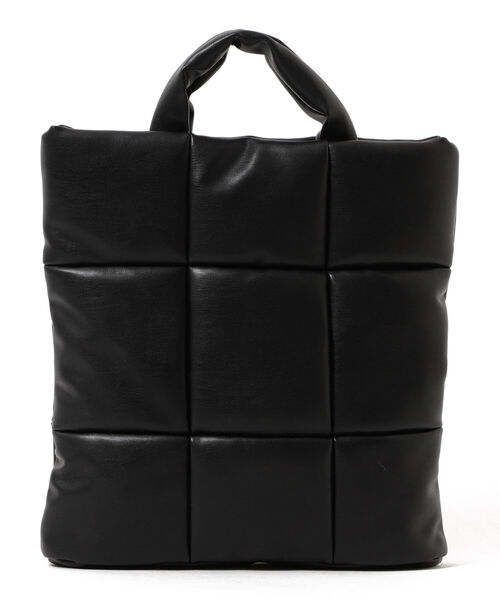 Ray BEAMS(レイビームス)の「MOHI × Ray BEAMS / 別注 キルティング バッグ(トートバッグ・レディース・ブラック/ベージュ・ONE SIZE)」の8枚目の写真