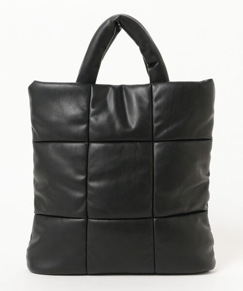 Ray BEAMS(レイビームス)の「MOHI × Ray BEAMS / 別注 キルティング バッグ(トートバッグ・レディース・ブラック/ベージュ・ONE SIZE)」の17枚目の写真