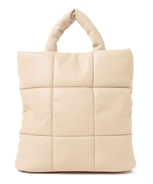 Ray BEAMS(レイビームス)の「MOHI × Ray BEAMS / 別注 キルティング バッグ(トートバッグ・レディース・ブラック/ベージュ・ONE SIZE)」の19枚目の写真