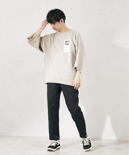 JOURNAL STANDARD relume(ジャーナルスタンダード レリューム)の「CALIFORNIA UPCYCLE カットオフTシャツ(Tシャツ/カットソー・メンズ・ライトグリーン/アイボリー/ブラック系その他/ベージュ系その他・MEDIUM/LARGE)」の7枚目の写真